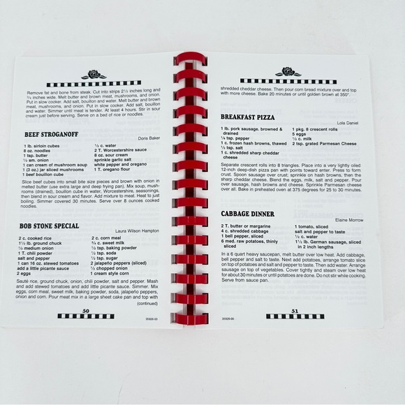 Feeding the Flock Cookbook 2000 First Baptist Church Krugerville Texas Recipes - Picture 7 of 15